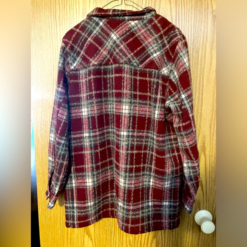 🪵Plaid shacket - Picture 3 of 3
